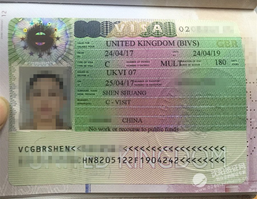 沈阳英国签证代办最新案例-申女士英国c-visit