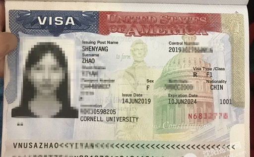 2019 沈阳代办美国留学签证案例.